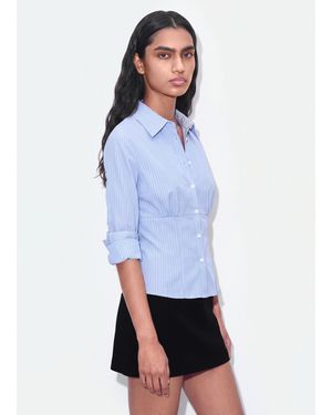 B.ANGEL Camicia Azzurra A Righe - Blu