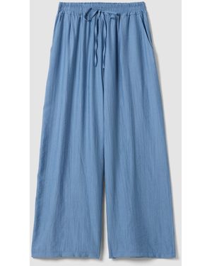 Hybrid Pantaloni Palazzo Azzurri - Blu