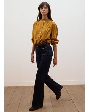 Les Copains Camicia Arancione - Metallizzato