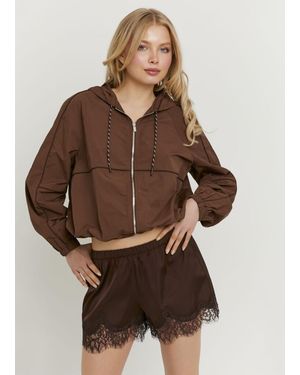 Tally Weijl Shorts Marroni - Marrone
