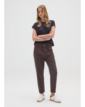 OVS Ovs Jeans Marroni Slouchy, Donna, Taglia - Marrone
