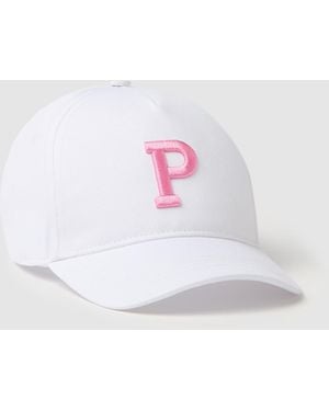 OVS Berretto Da Baseball Con Ricamo Logo, Bambina, Taglia - Bianco