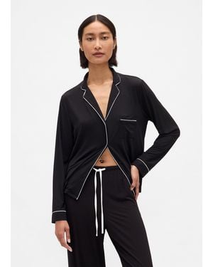 Gap Pigiama Lungo Elasticizzato, Donna, Taglia - Blu