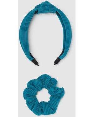 OVS Ovs Set Cerchietto E Scrunchie Da Donna - Blu