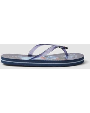 Disney Ciabatte Infradito Con Stampa Stitch, Bambina, Taglia - Blu