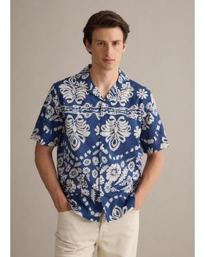 Piombo Camicia - Blu