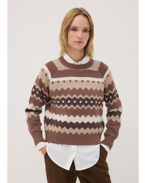 Hybrid Maglia Jacquard - Neutro