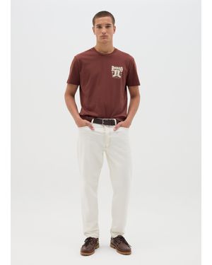 OVS Ovs T-Shirt Da Uomo - Rosso