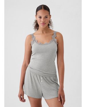 Gap Pigiama Elasticizzato Con Dettagli - Bianco