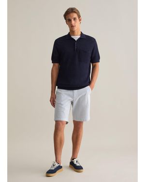 Piombo Bermuda Da Uomo - Blu