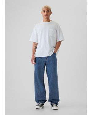 Gap Jeans Relaxed A Vita Media, Uomo, Taglia - Blu