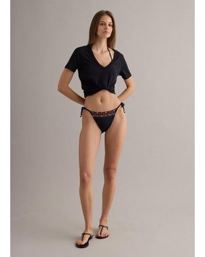 Piombo Slip Bikini - Nero