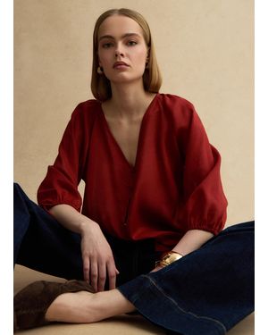 Les Copains Camicia Rossa - Rosso