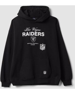 Nfl Felpa Nera Con Cappuccio - Nero