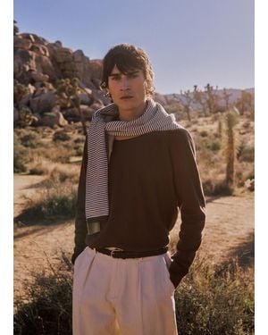 Piombo Maglione - Marrone