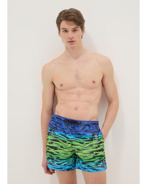 Maui Boxer Da Mare Con Fantasia, Uomo, Taglia - Verde