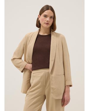 OVS Blazer Senza Bottoni Regular Fit, Donna, Taglia - Neutro