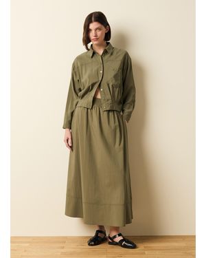 OVS Gonna Lunga A Vita Alta, Donna, Taglia - Verde