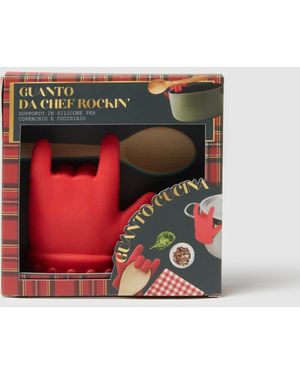 OVS Guanto Da Cucina Rockin' Uomo, Taglia - Rosso