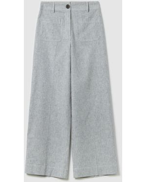 OVS Pantaloni Da Donna Wide Leg - Grigio