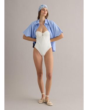 Piombo Costume Intero - Blu