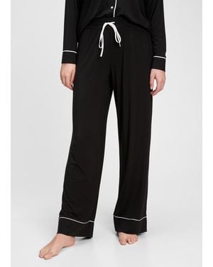 Gap Pantalone pigiama wide leg - Nero