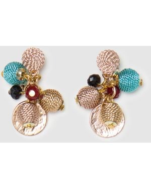 OVS Ovs Orecchini Con Pendenti A Sfera, Donna, Taglia - Bianco