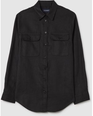 Piombo Camicia Da Donna - Nero