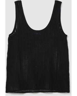 Piombo Canotta Da Donna - Nero