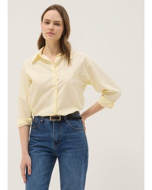 Hybrid Camicia Gialla - Blu