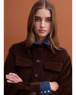 Piombo Camicia Scuro - Marrone