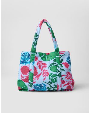 Piombo Borsa Da Spiaggia - Bianco