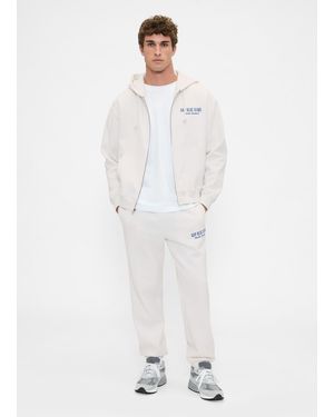 Gap Pantaloni jogger in misto cotone - Bianco