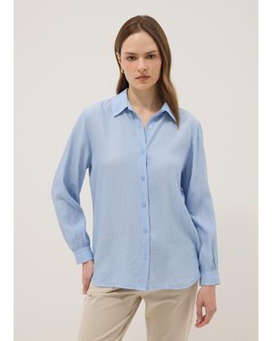 Hybrid Camicia Azzurra - Blu