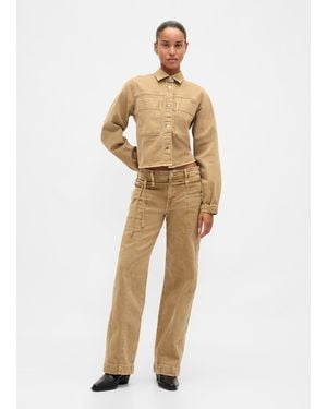 Gap Jeans Wide Leg - Neutro