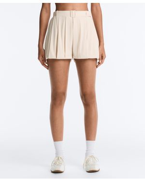 Oysho Light Touch Bloomer Shorts - Weiß