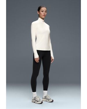 Oysho Thermisch T-Shirt Als Base Layer Met Halve Rits - Grijs