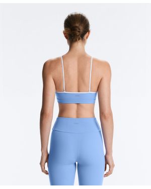 Oysho Comfortlux Sport-Bh Leichter Halt Piping - Blau