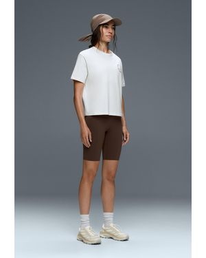 Oysho Leggings Radlerhose High Rise Compressive Core Control, 25 Cm - Grau