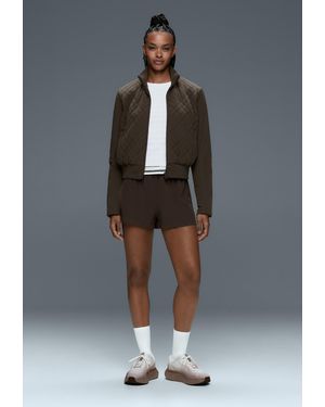 Oysho Wattierte Funktions-Jacke Fellex Volcanic Bomber - Grau