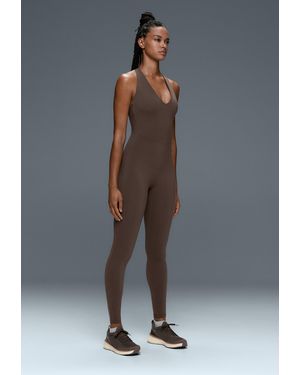 Oysho Lange Compressive Jumpsuit - Grijs