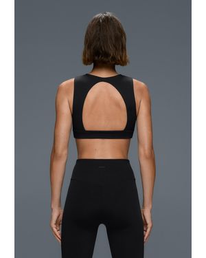 Oysho Evermove Sport-Bh Mit Mittlerem Halt Und Offenem Rücken - Schwarz