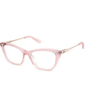Pair Eyewear Clear Acetate Rose Metal Cat-Eye Eyeglasses - Black