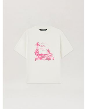 Palm Angels Palm Statement T-Shirt - Pink