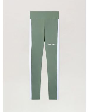 Palm Angels Training Track Leggings - Green