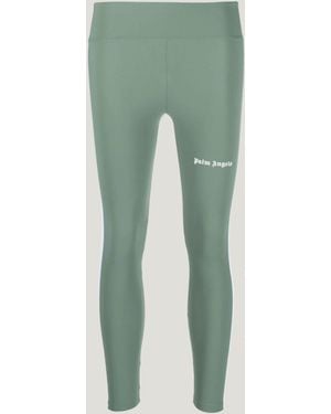 Palm Angels Training Track Leggings Frau - Grün