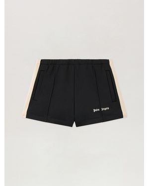 Palm Angels Classic Logo Track Shorts - Natural