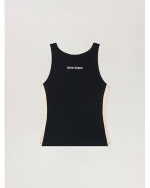 Palm Angels Training Track Tank Top - Black