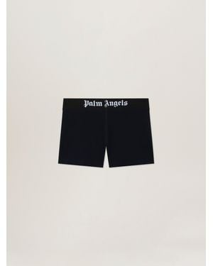 Palm Angels Classic Logo Sport Shorts - Black