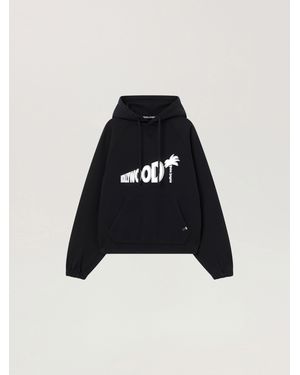 Palm Angels Sunset Blvd Palm Loose Hoodie - Black